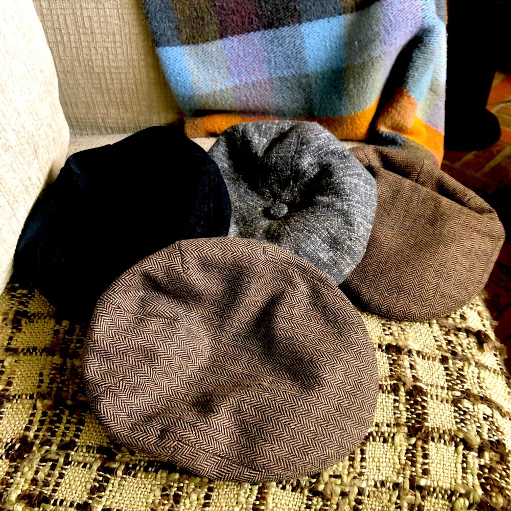 Lot of four newsboy caps. Britton, Jaxon, usa